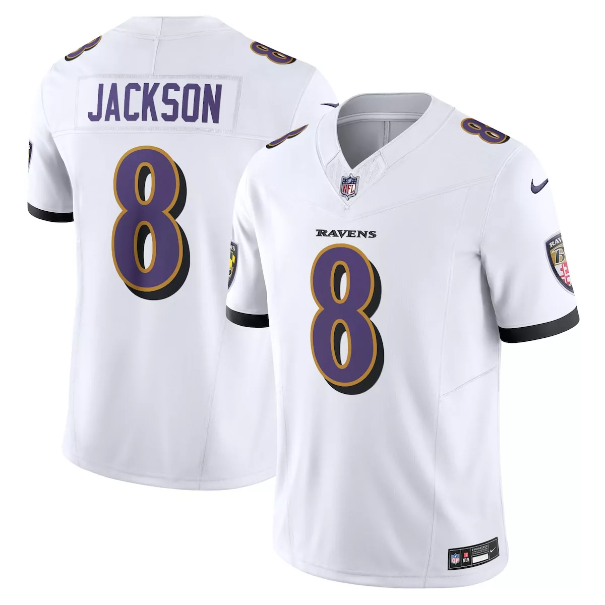 baltimore ravens lamar jackson purple vapor f u s e limited jersey o9f