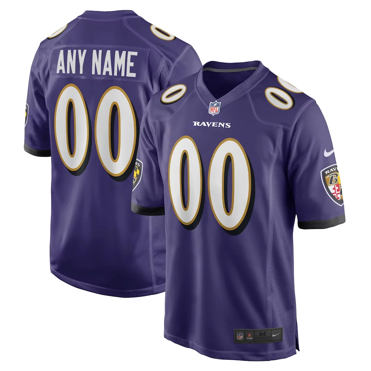 baltimore ravens number 1 mom purple game jersey