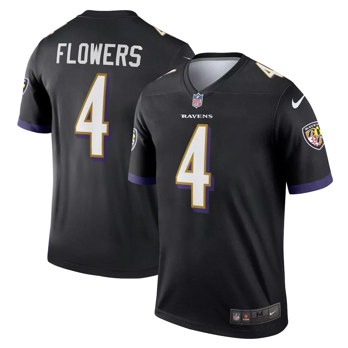 baltimore ravens zay flowers black legend player performance top