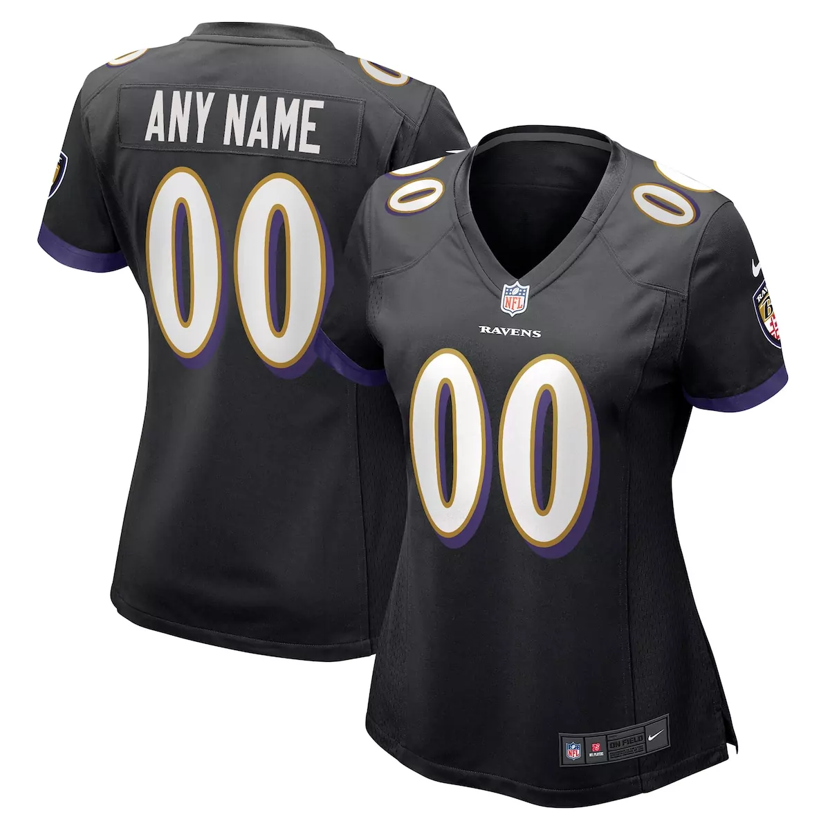 baltimore ravens number 1 mom purple game jersey