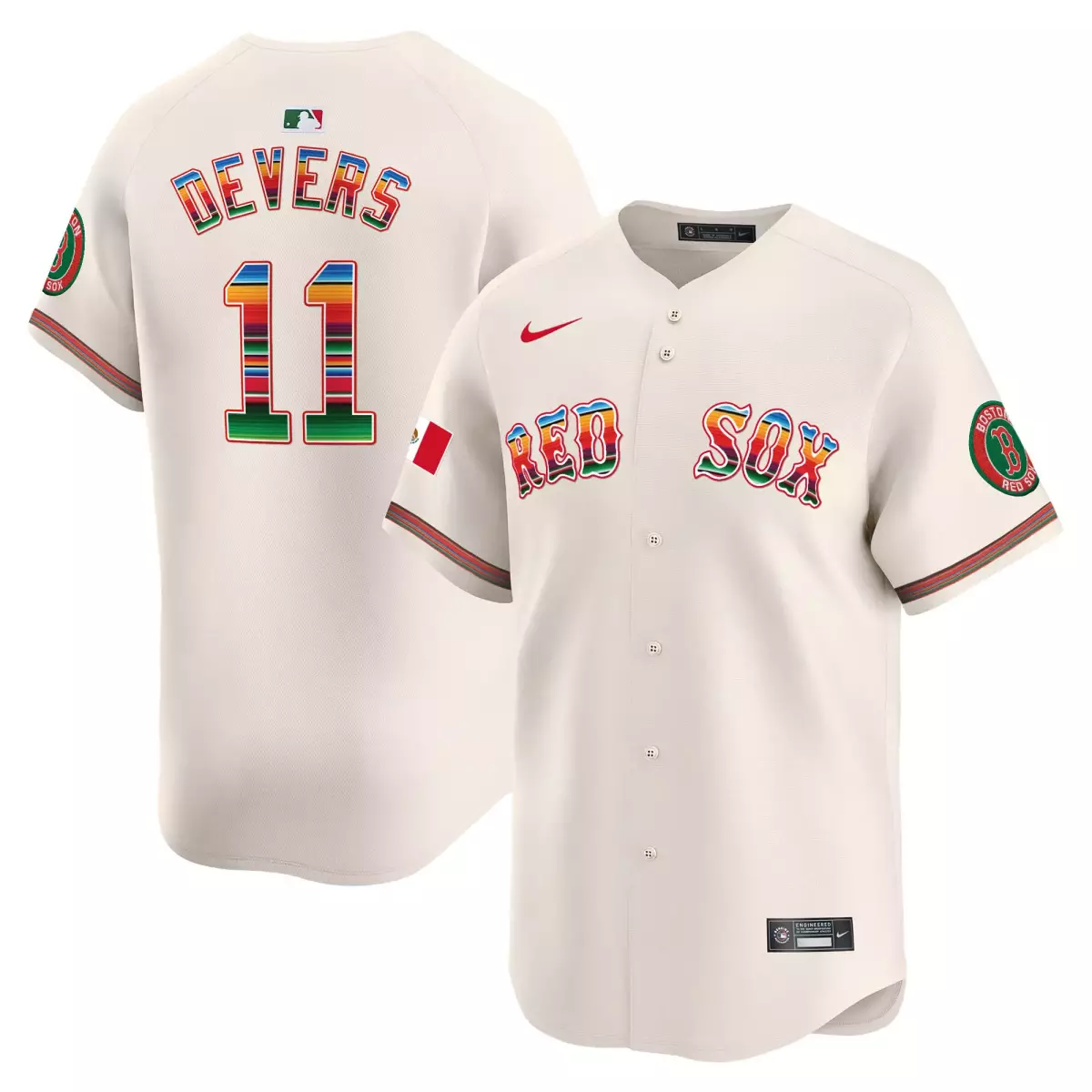 boston red sox 11 devers cream jersey mexico vapor premier limited all stitched xoh