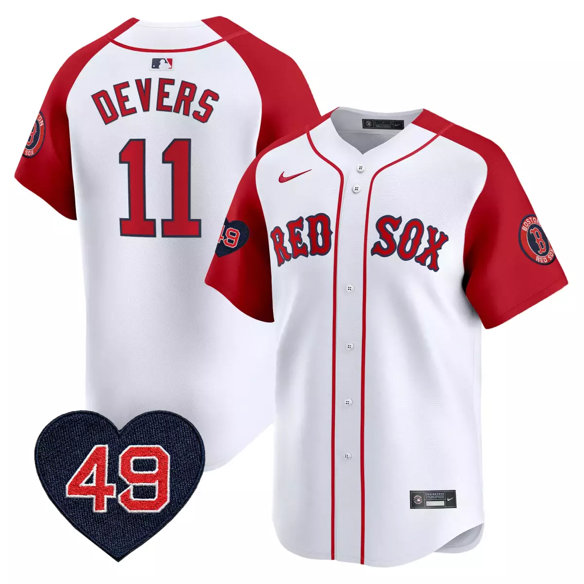 boston red sox 11 devers white jersey tim wakefield patch vapor premier limited all stitched 5jp