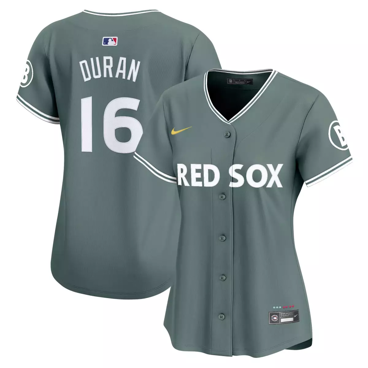 boston red sox 16 duran green jersey 2025 city connect vapor premier limited all stitched qgh