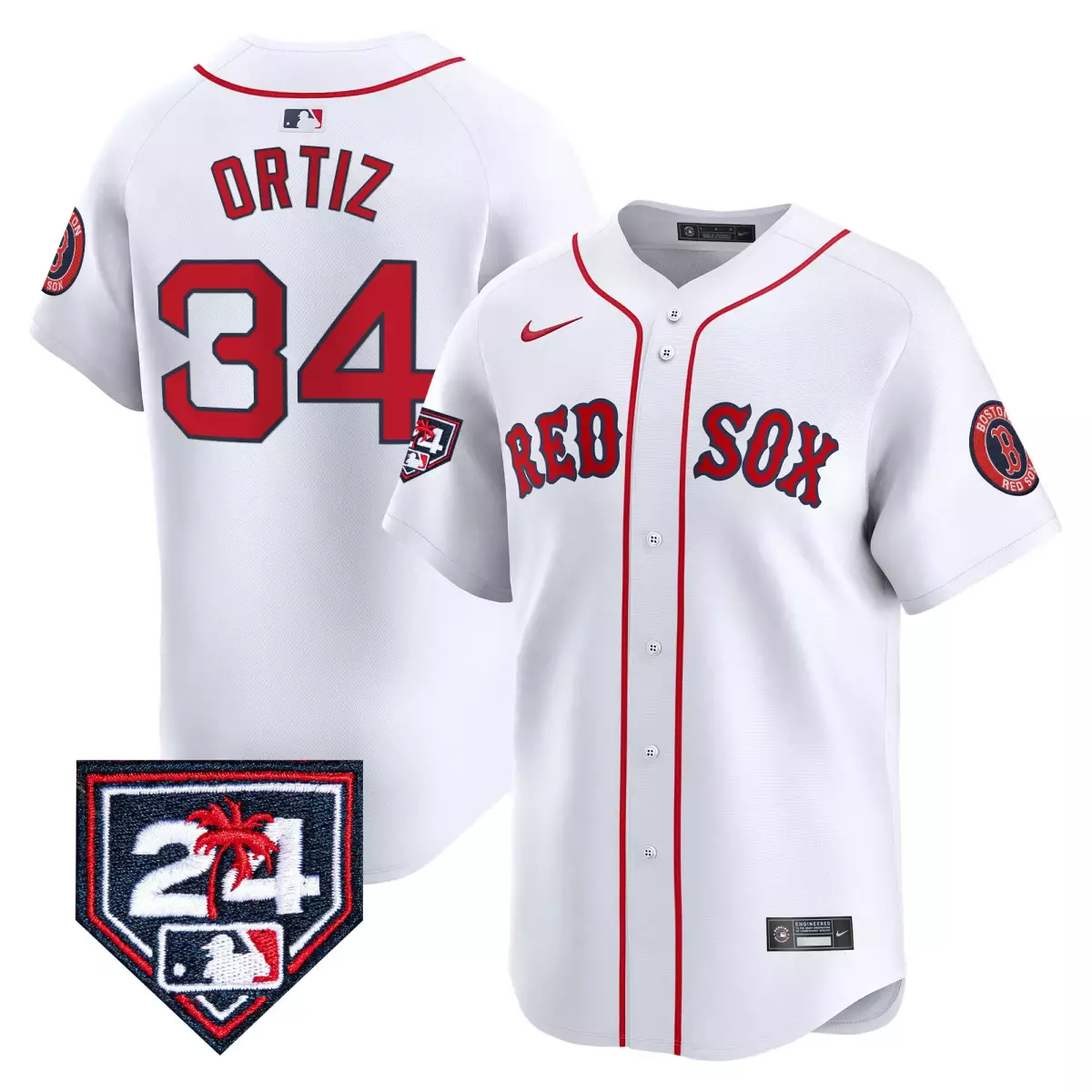 boston red sox 34 ortiz white jersey mexico vapor premier limited all stitched hii