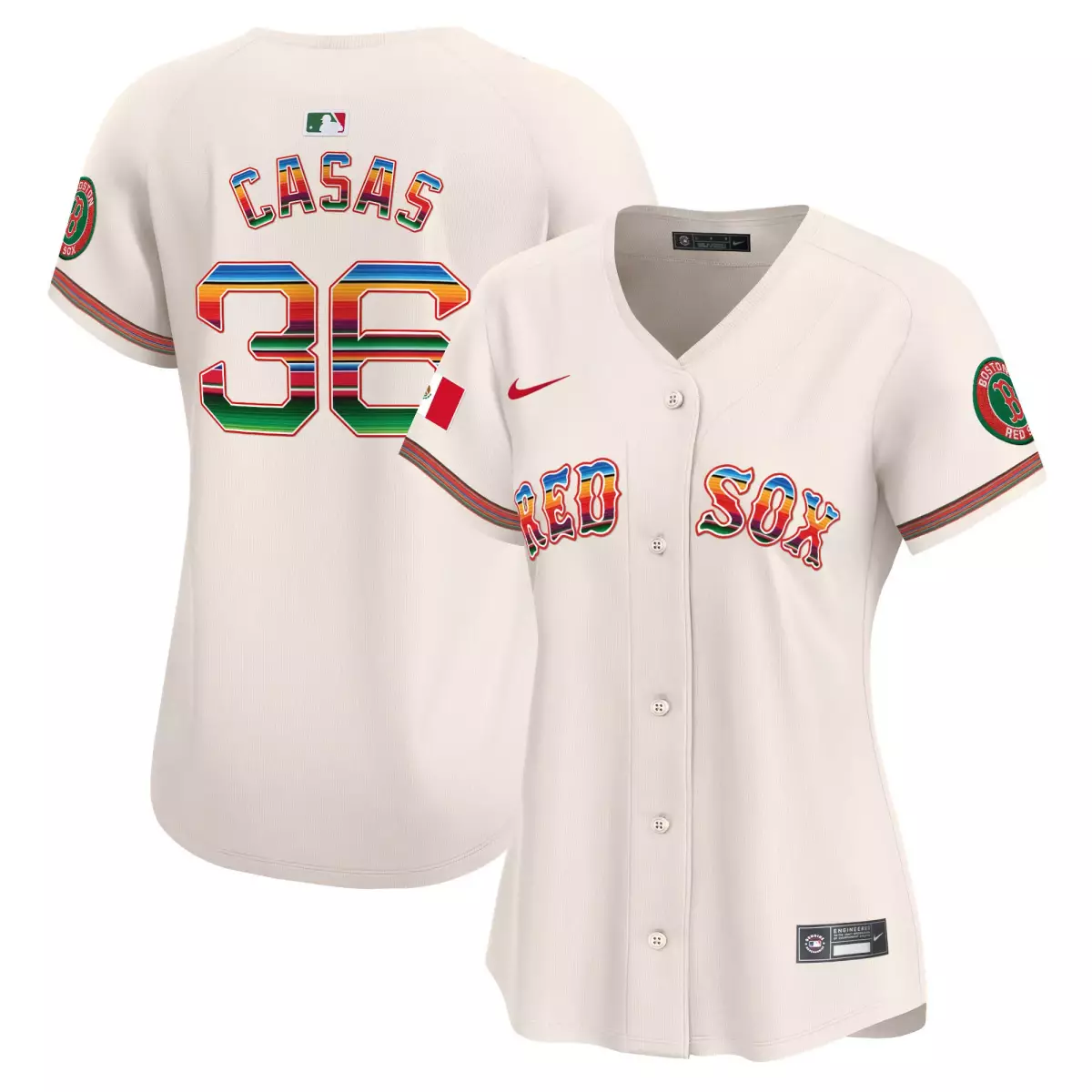 boston red sox 36 casas cream jersey mexico vapor premier limited all stitched wm4