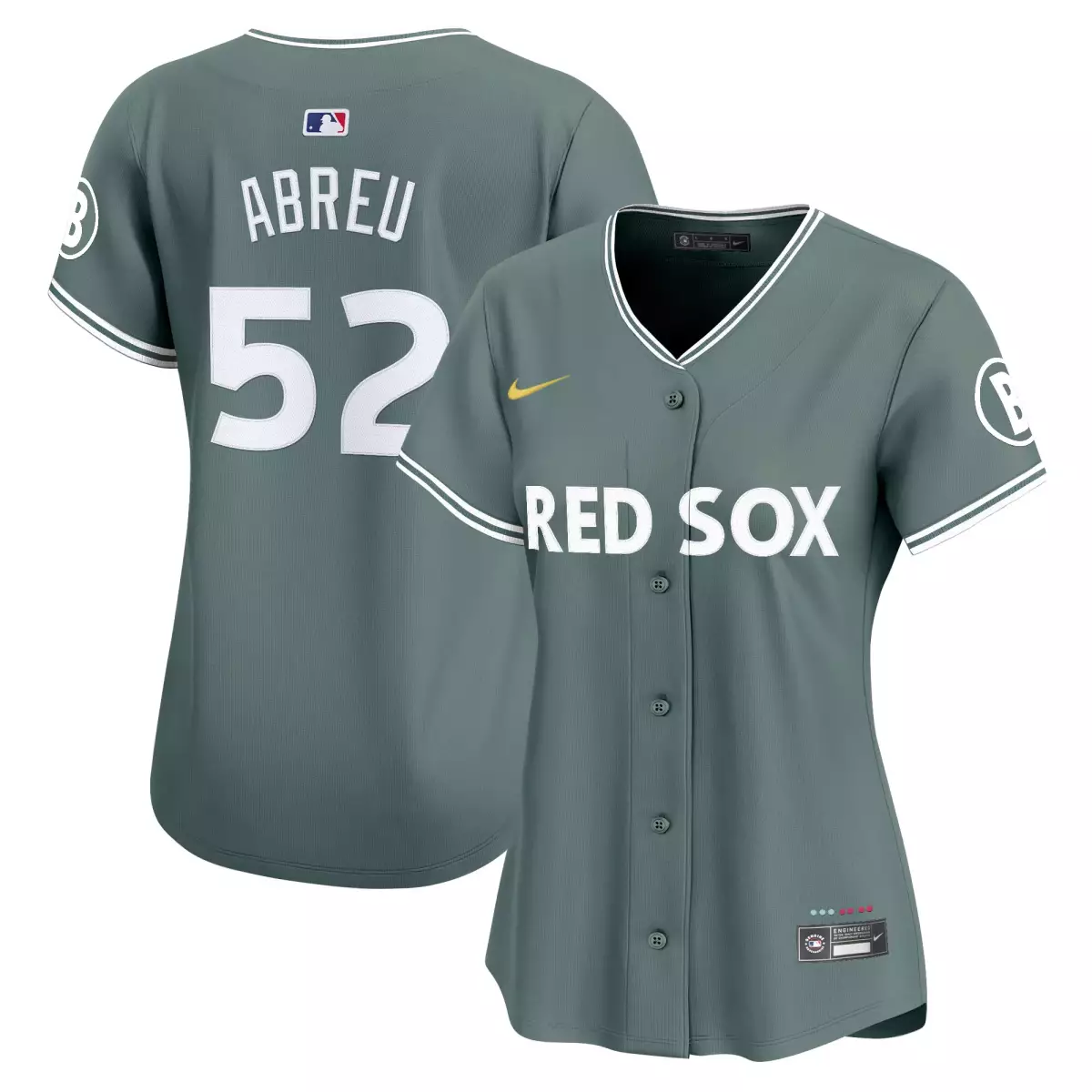 boston red sox 52 abreu green jersey 2025 city connect vapor premier limited all stitched r7d