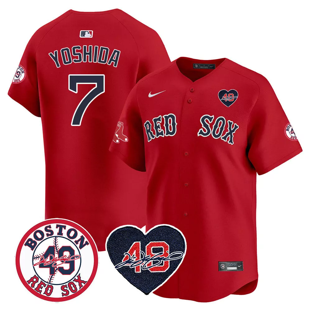 boston red sox 7 yoshida red jersey mexico vapor premier limited all stitched cm0