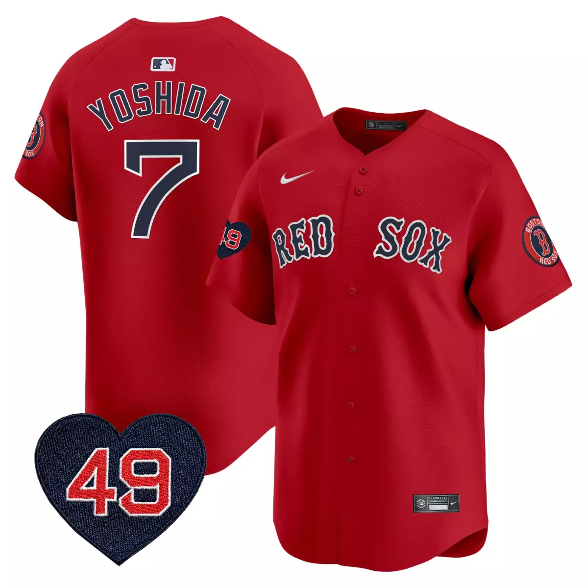 boston red sox 7 yoshida red jersey mexico vapor premier limited all stitched cm0