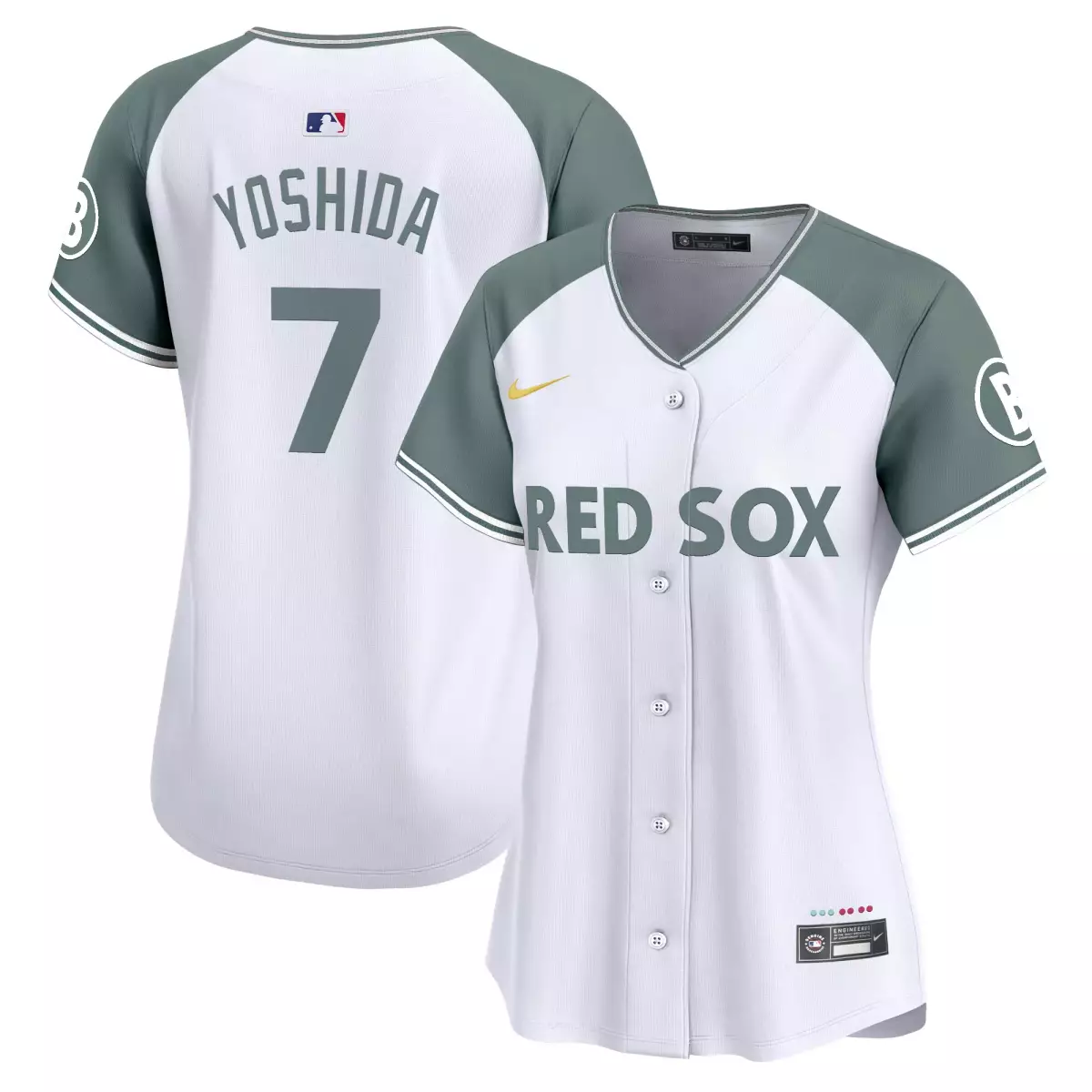 boston red sox 7 yoshida white jersey 2025 city connect vapor premier limited all stitched y4j
