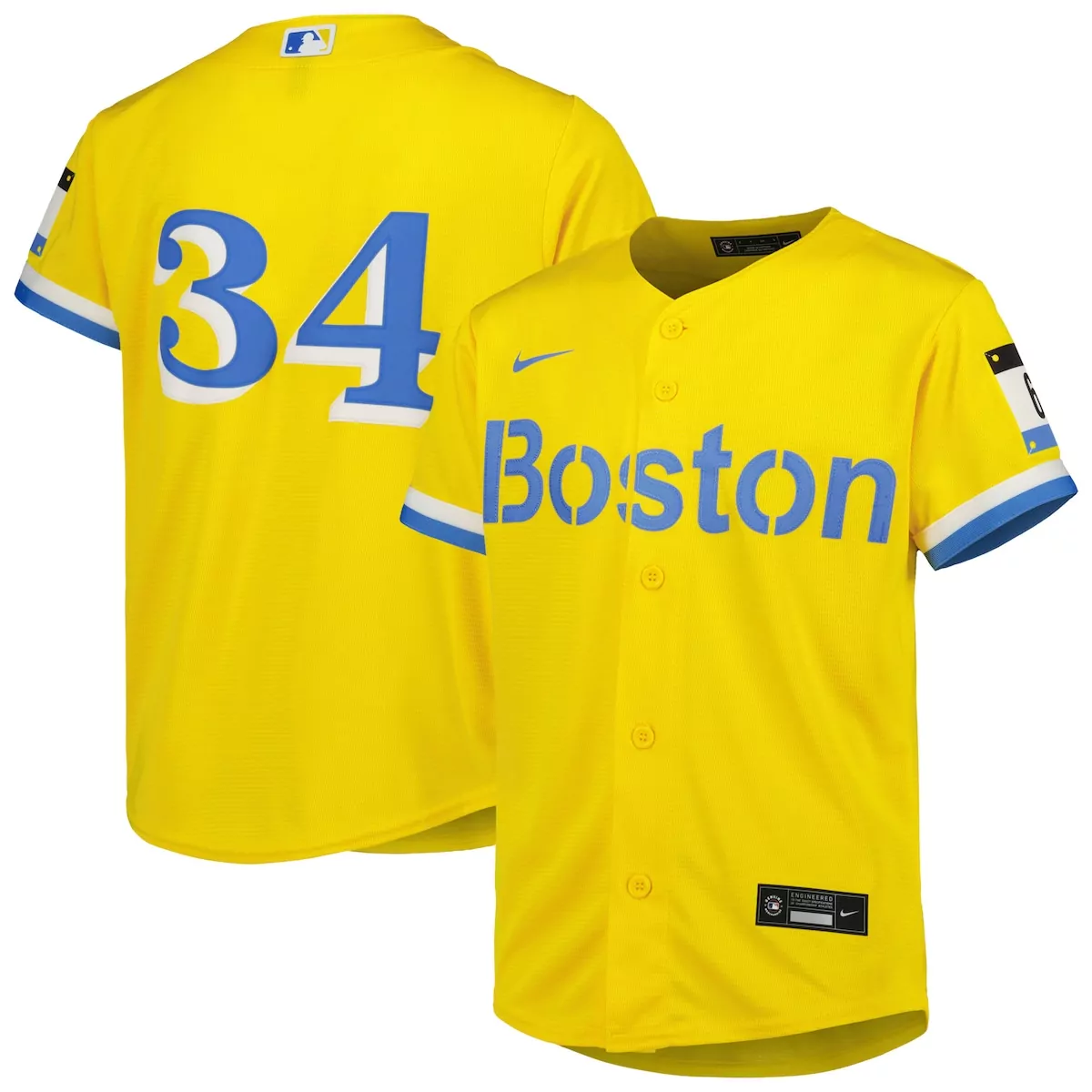 boston red sox david ortiz gold city connect player jersey aut