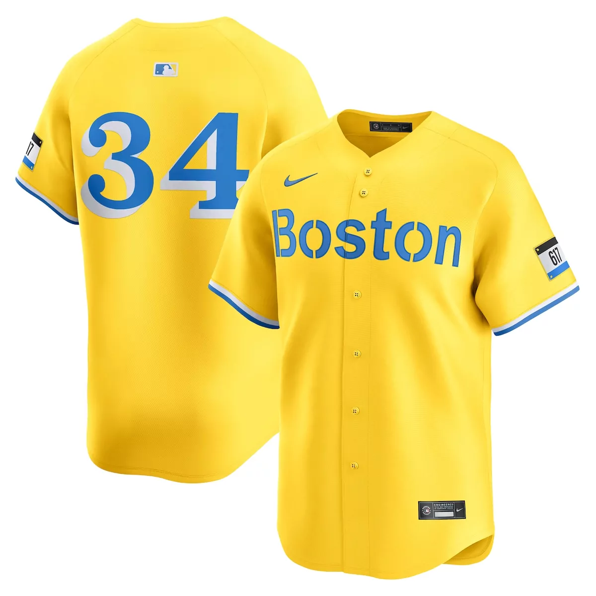 boston red sox david ortiz gold city connect player jersey aut