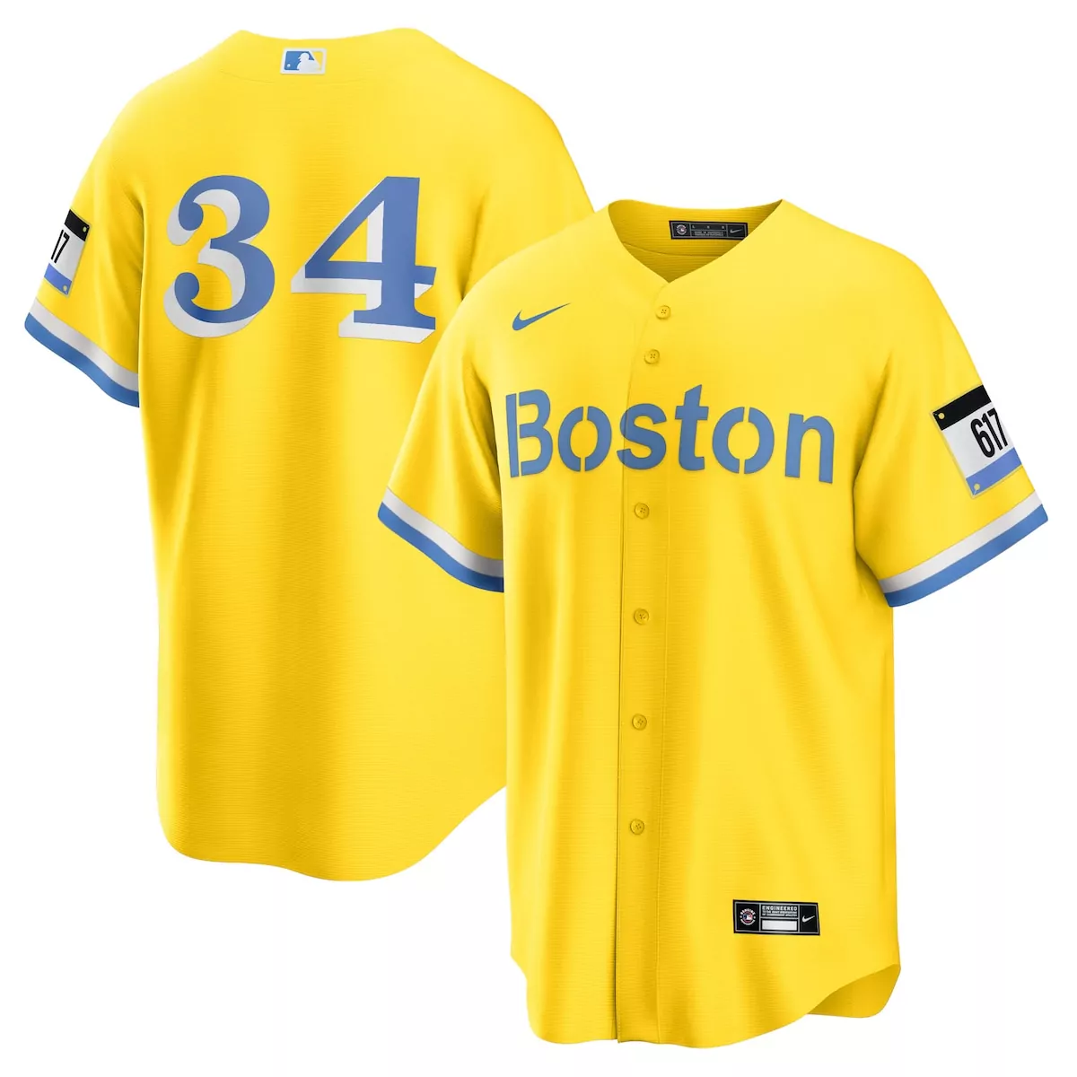 boston red sox david ortiz gold city connect player jersey aut