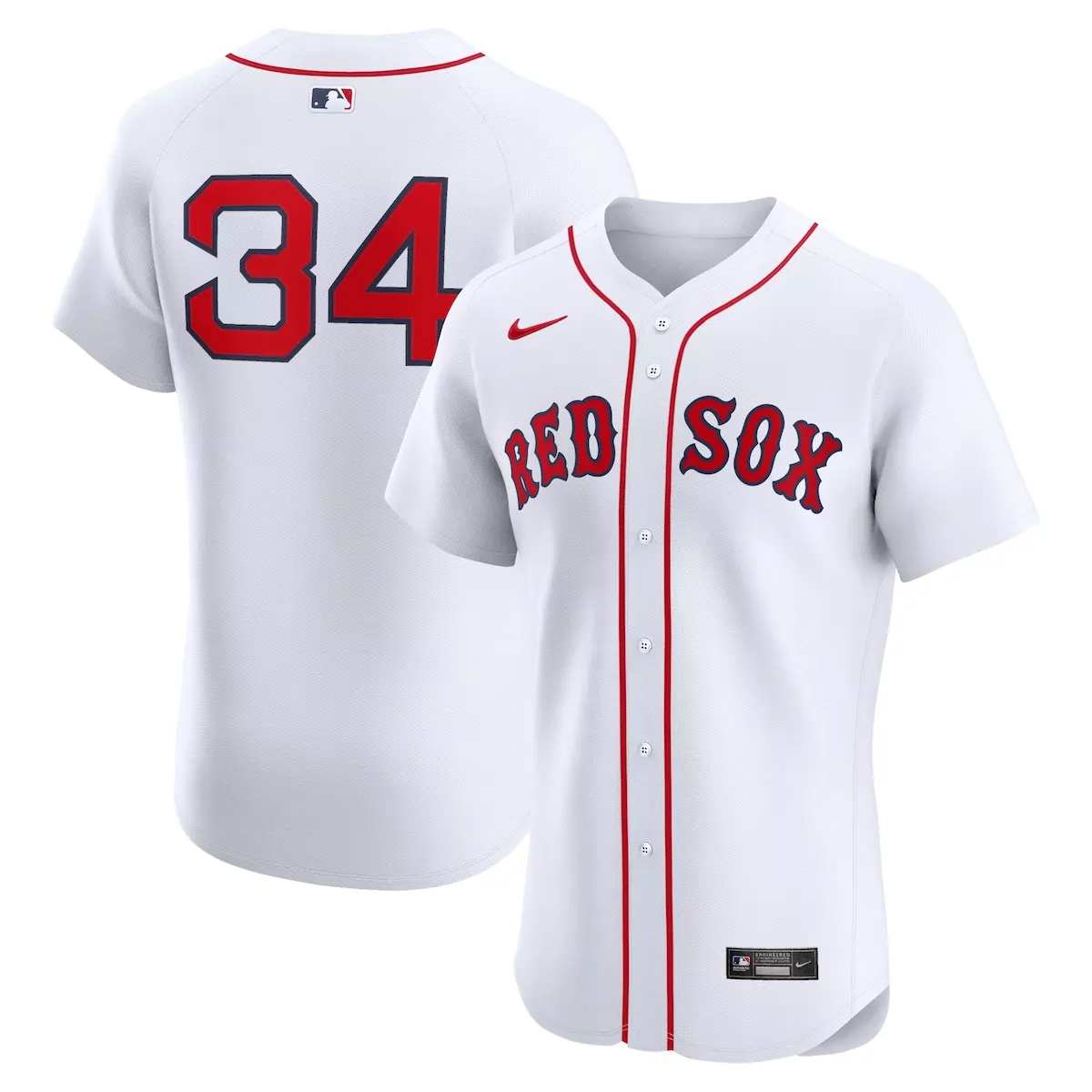 boston red sox david ortiz white big tall home player jersey