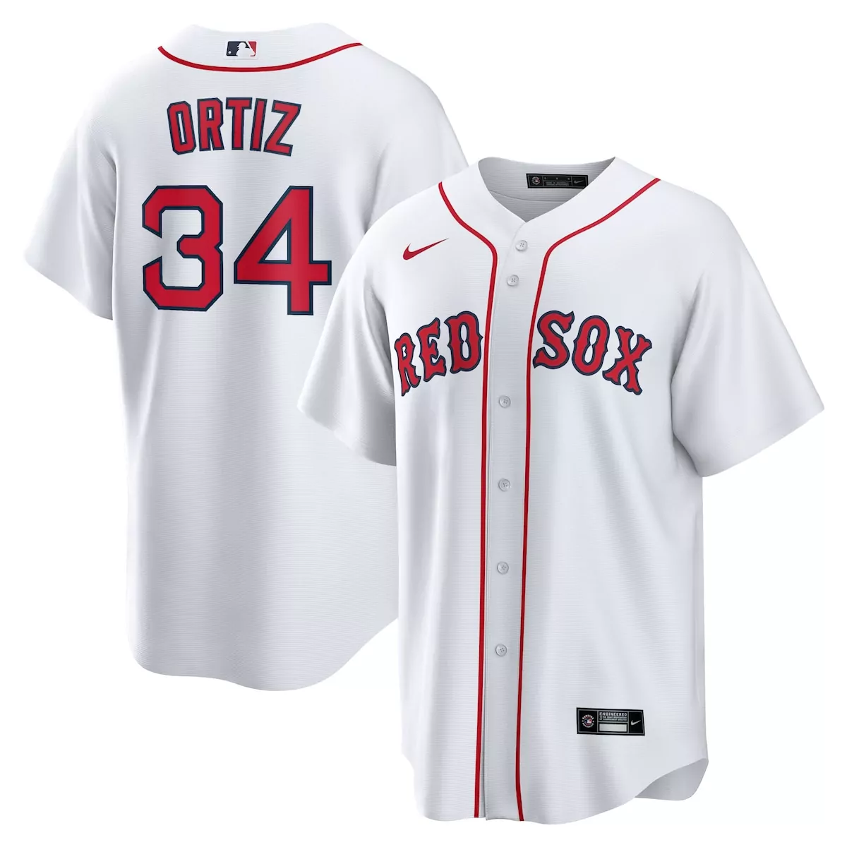 boston red sox david ortiz white home limited jersey