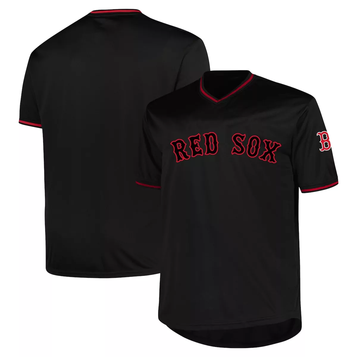 boston red sox profile black big tall pop fashion jersey