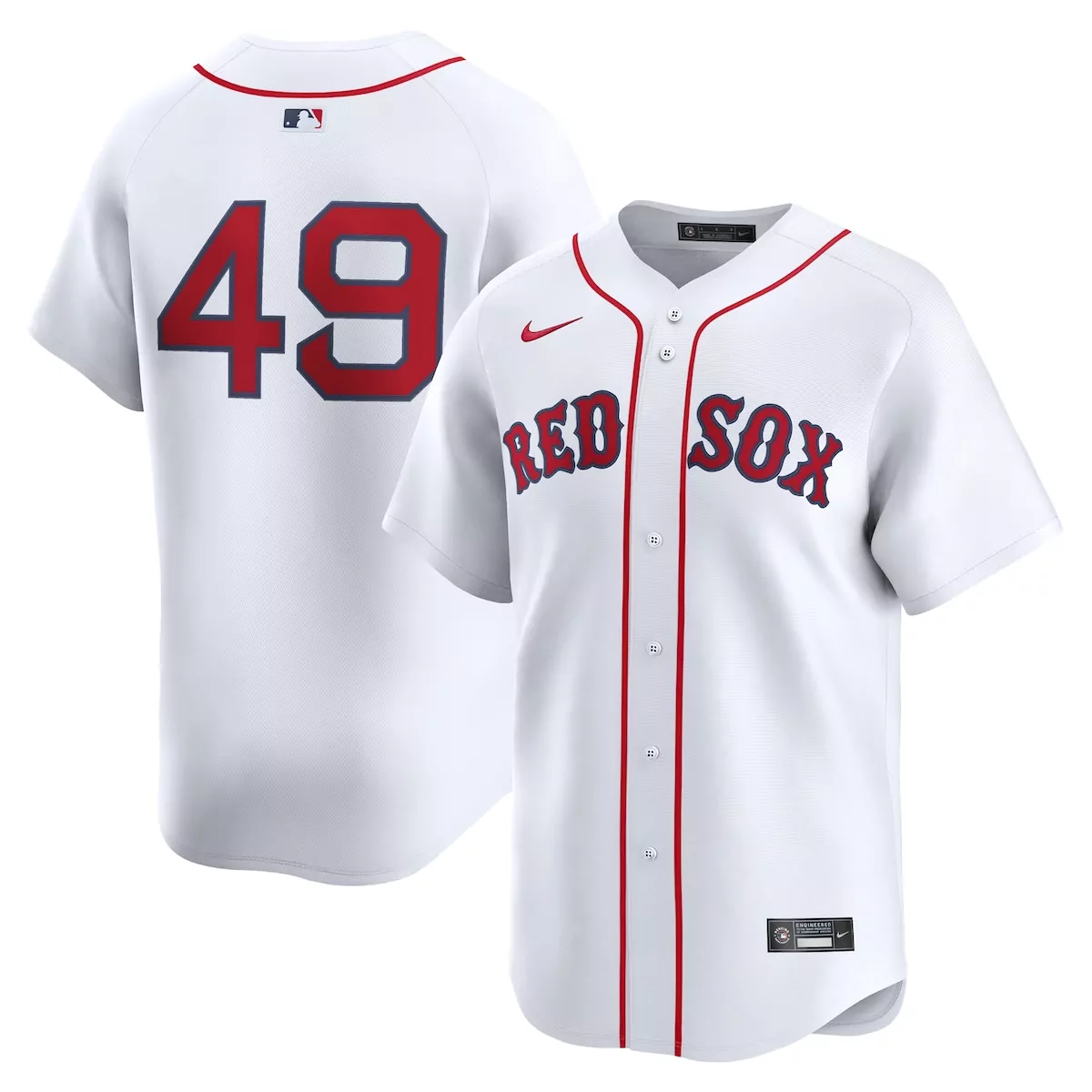 boston red sox tim wakefield white home limited player jersey skv