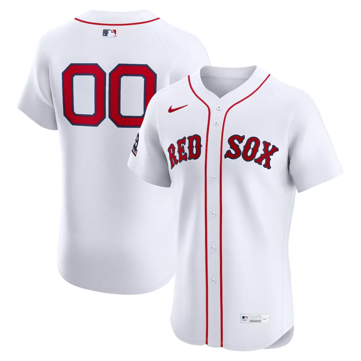 boston red sox white home elite patch jersey erk