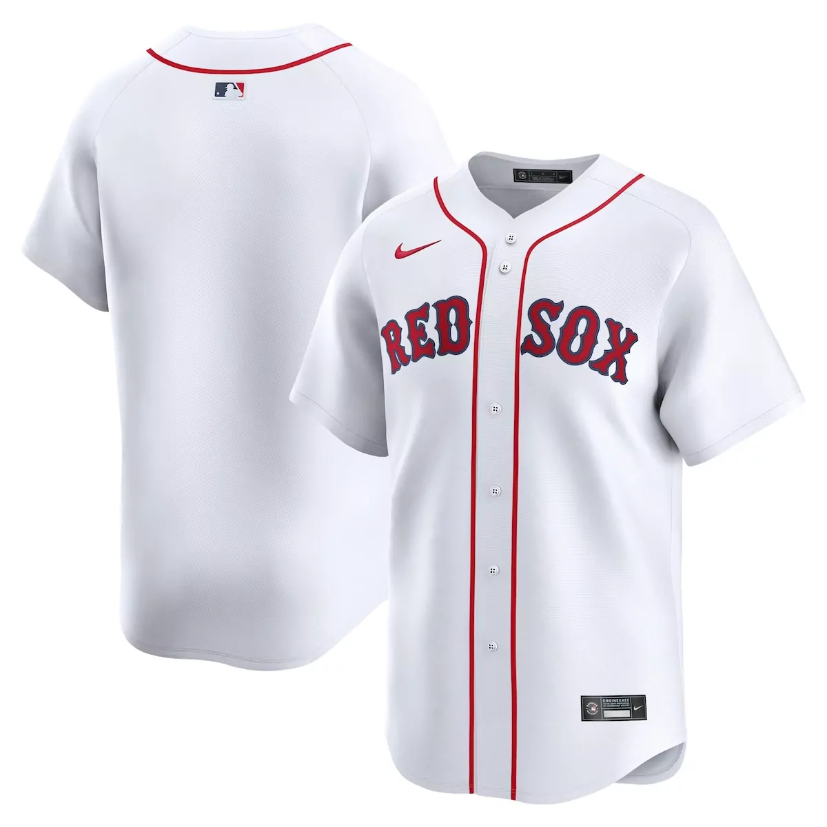 boston red sox white home limited custom jersey tst
