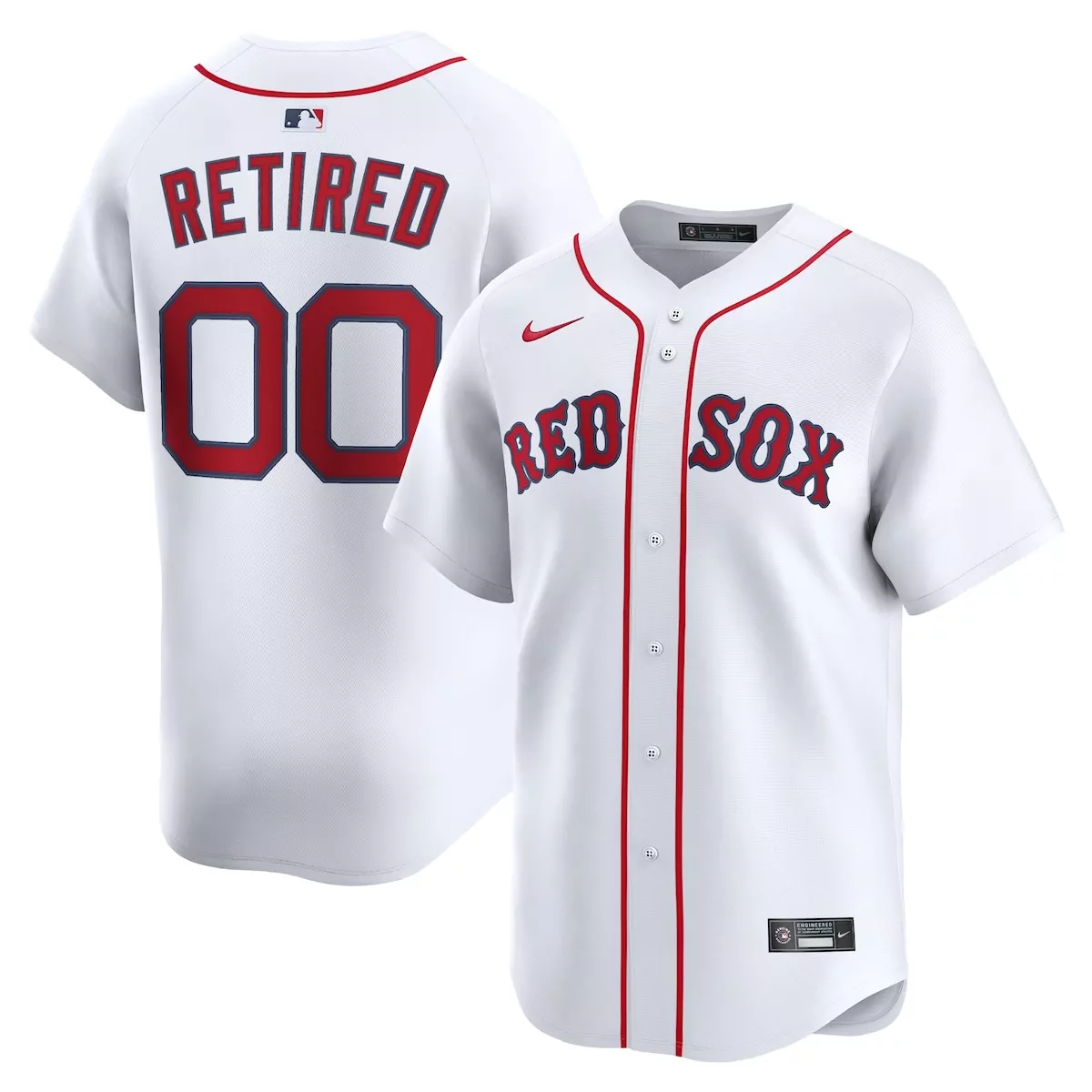 boston red sox white home limited custom jersey tst