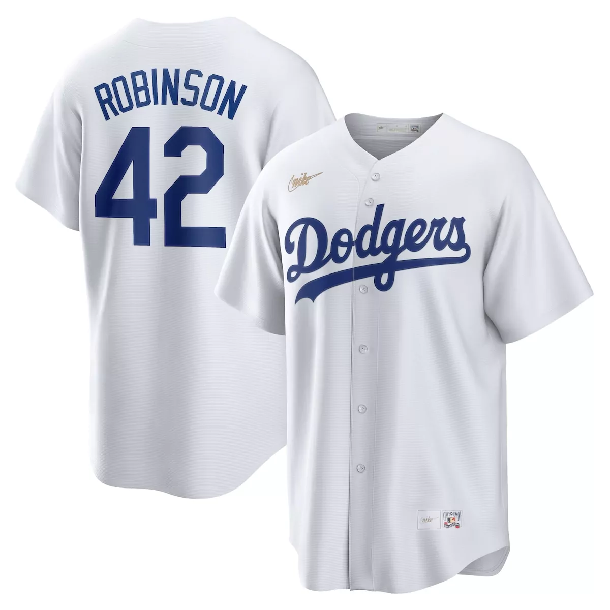 brooklyn la dodgers jackie robinson gray throwback cooperstown collection limited jersey jgn