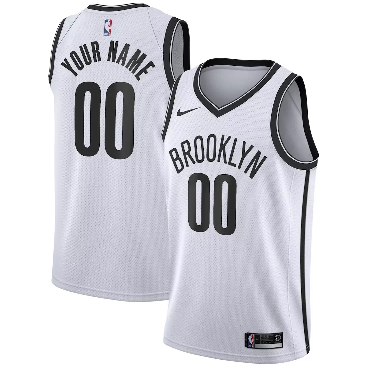 brooklyn nets association jersey custom