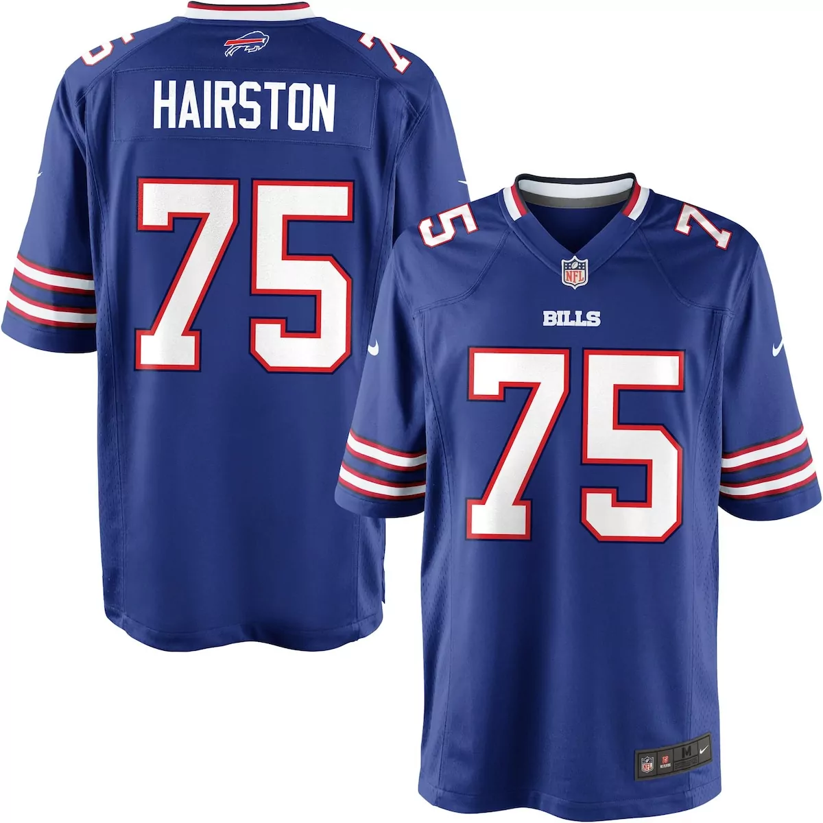 buffalo bills chris hairston team color game jersey