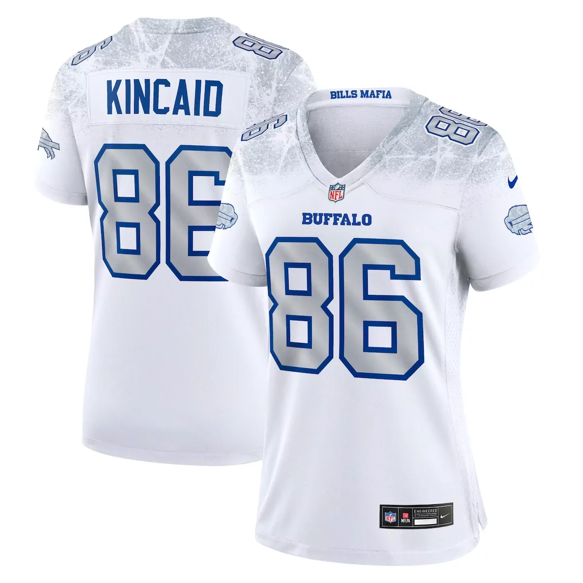buffalo bills dalton kincaid red alternate game jersey tda