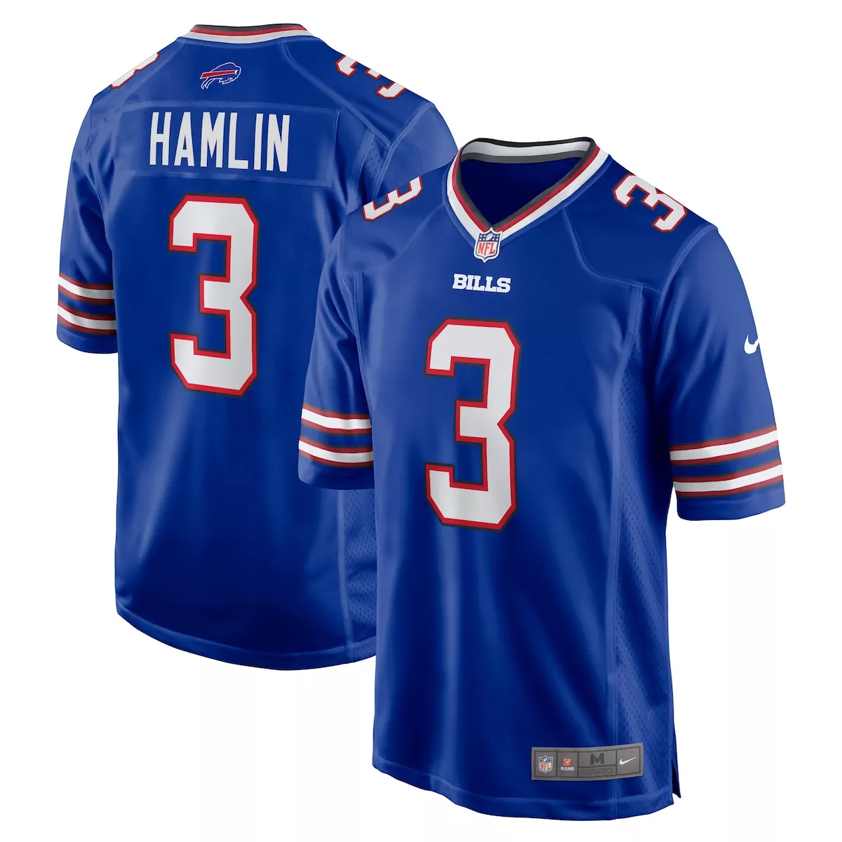 buffalo bills damar hamlin royal game jersey cin