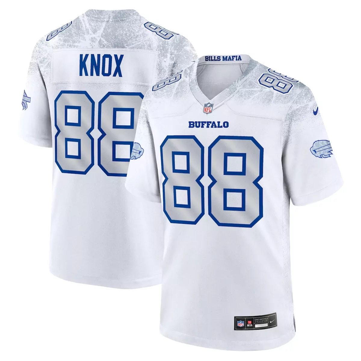 buffalo bills dawson knox white 2025 rivalries collection game jersey c