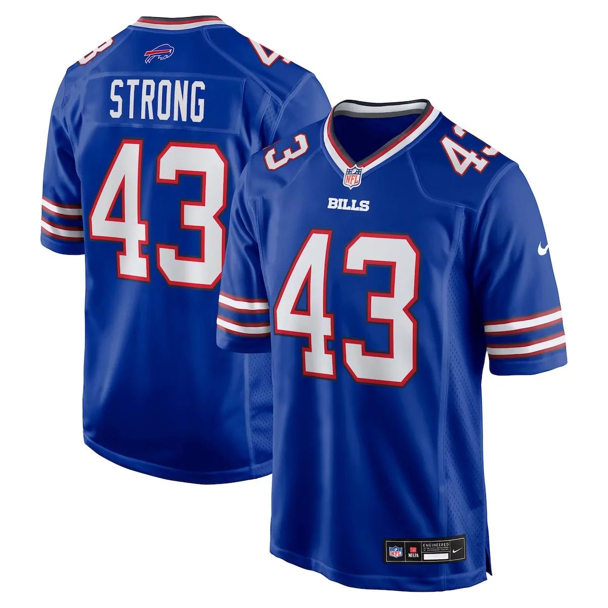buffalo bills dorian strong royal team game jersey 9bu