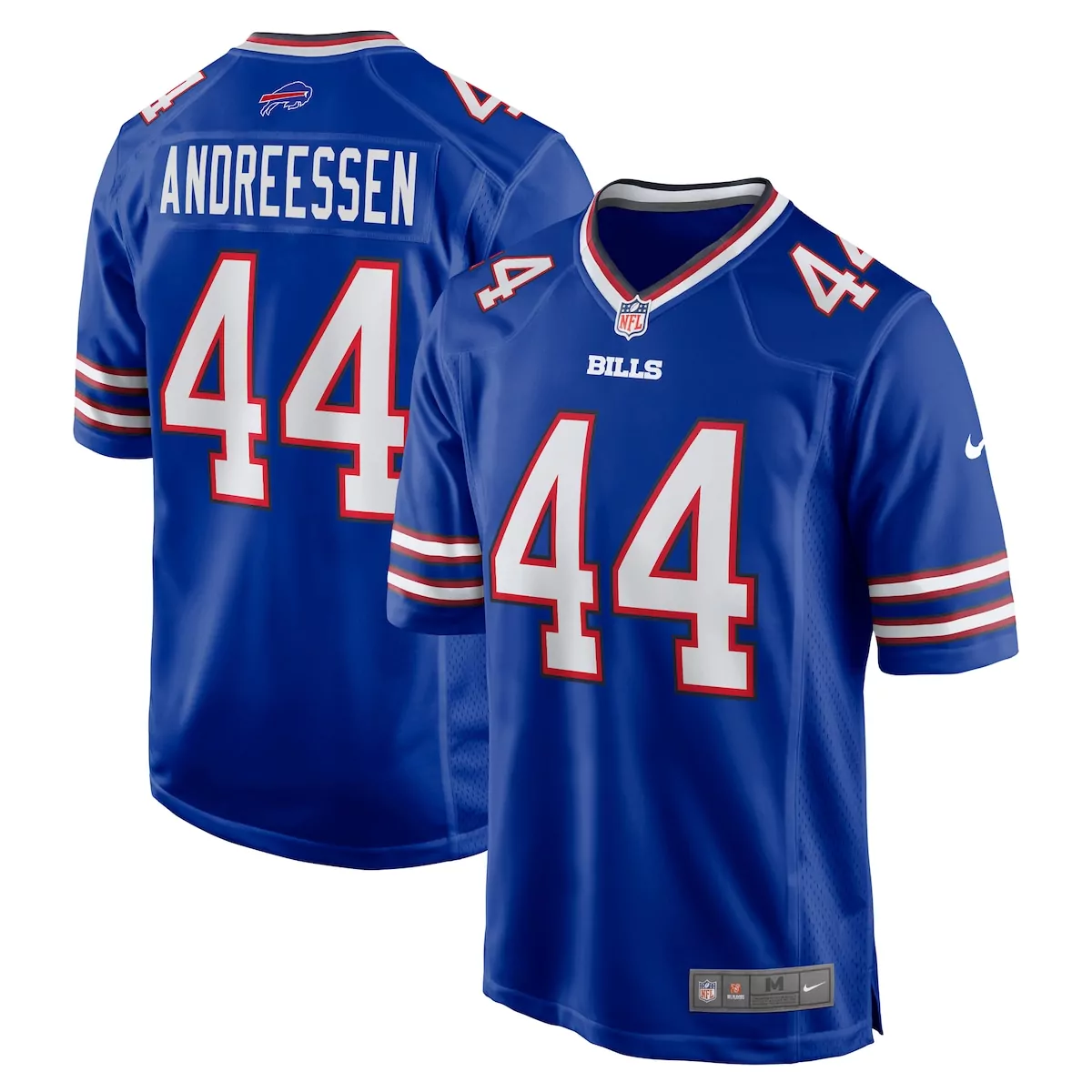 buffalo bills joe andreessen royal game jersey q1e