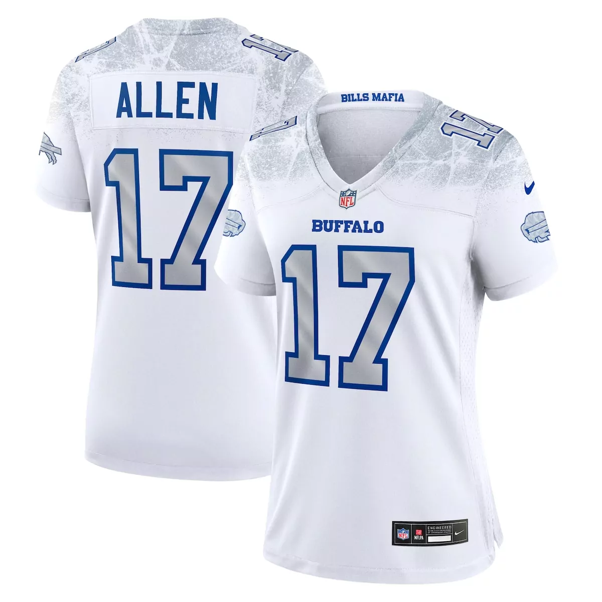 buffalo bills josh allen white 2025 rivalries collection game jersey yes