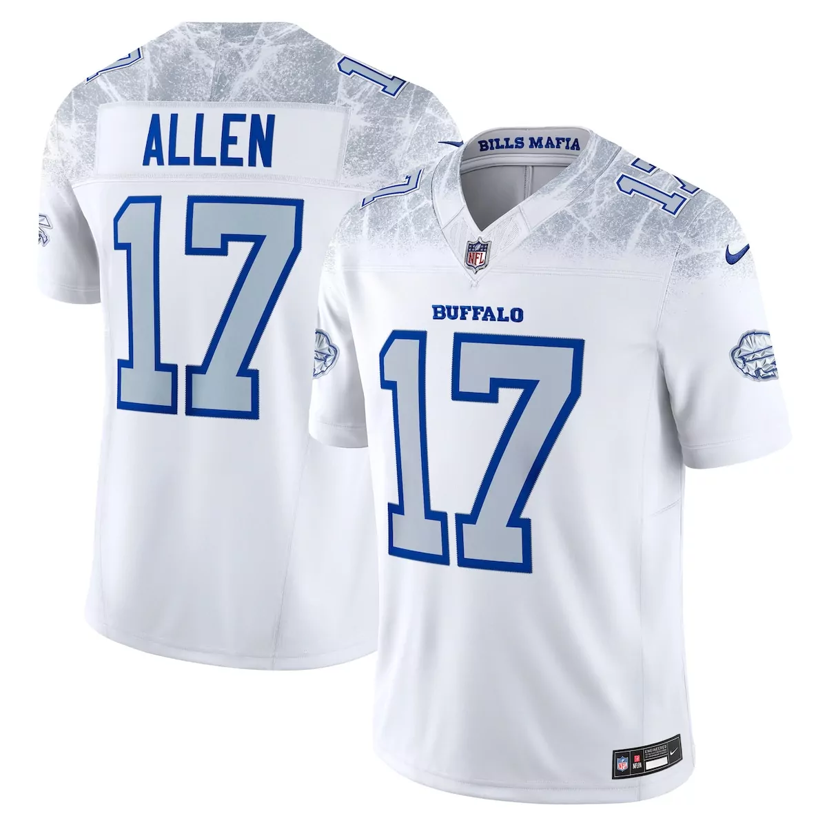 buffalo bills josh allen white 2025 rivalries collection game jersey yes
