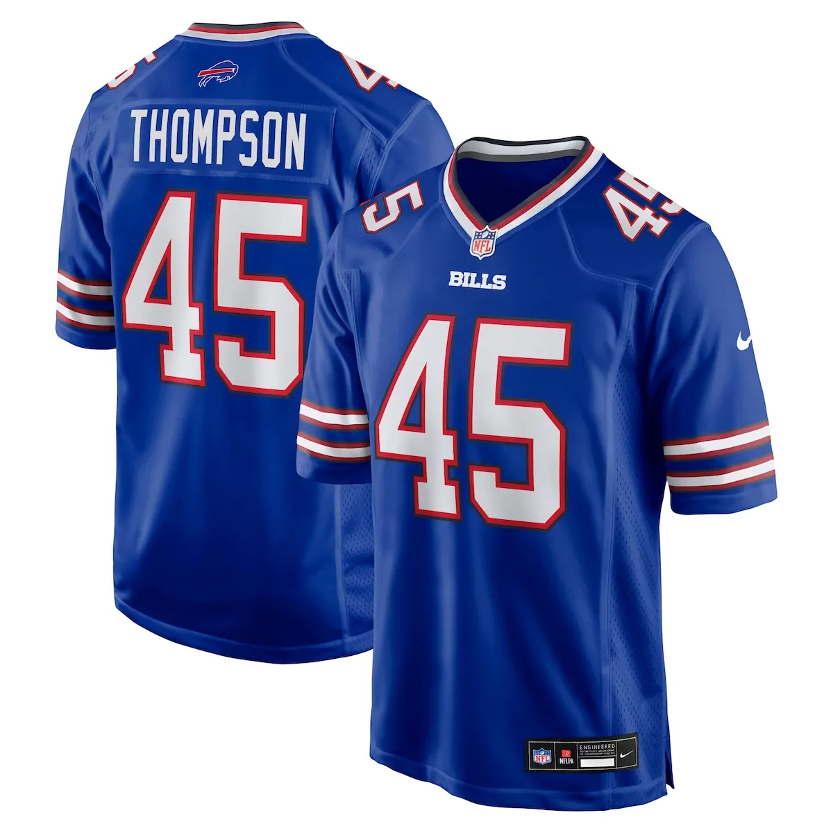 buffalo bills shaq thompson royal team game jersey yqo