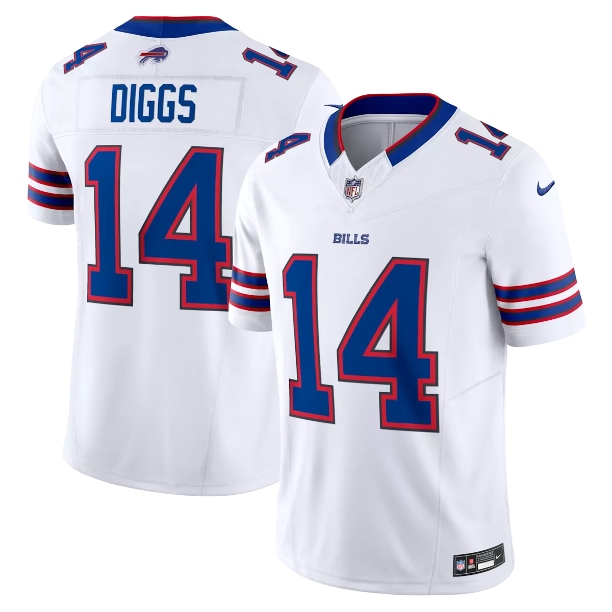 buffalo bills stefon diggs white vapor f u s e limited jersey