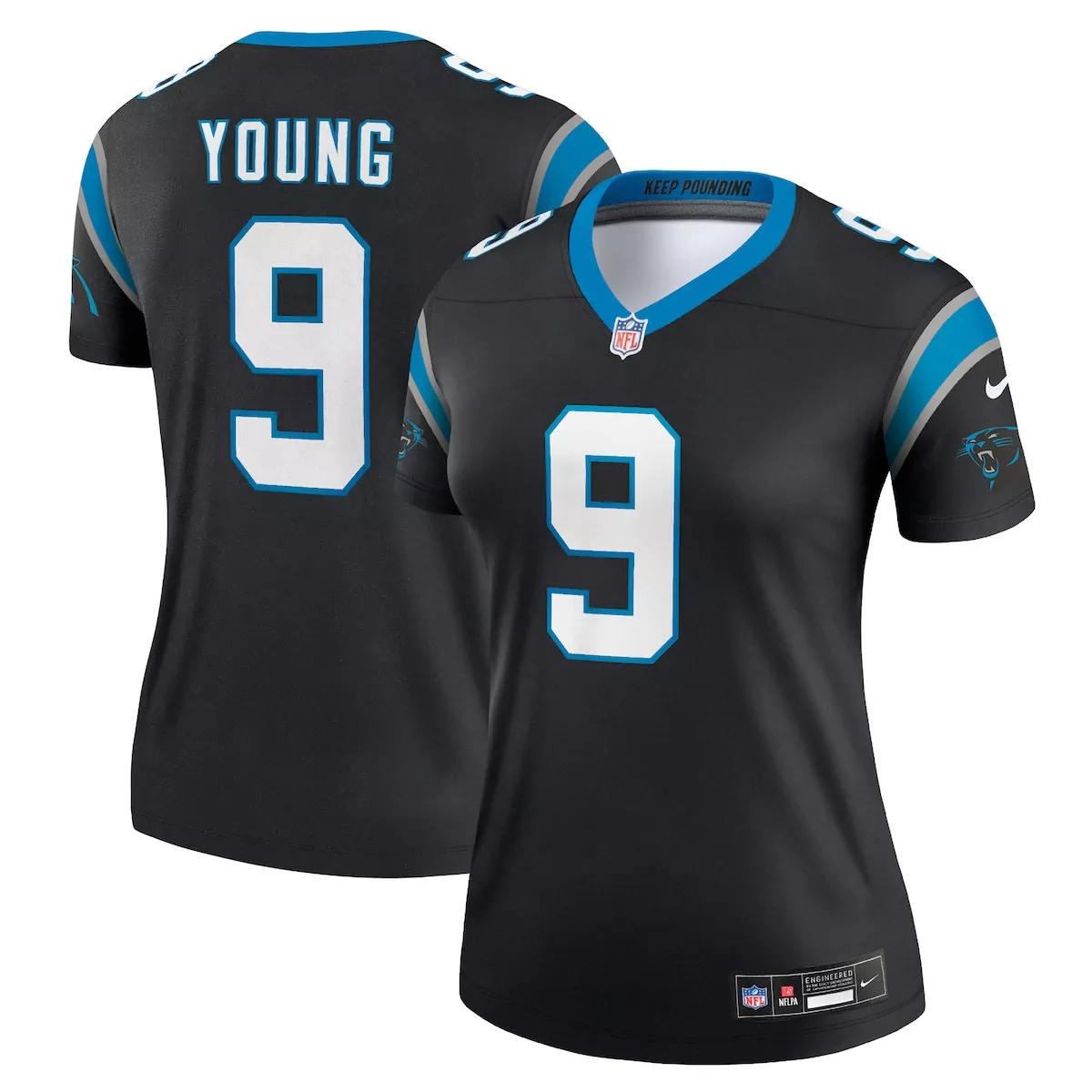 carolina panthers brady christensen black team game jersey 7b8
