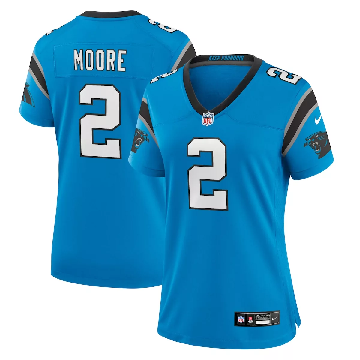 carolina panthers white fan jersey