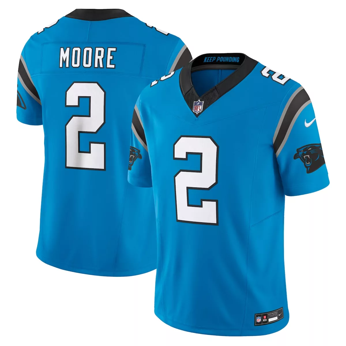 carolina panthers white fan jersey