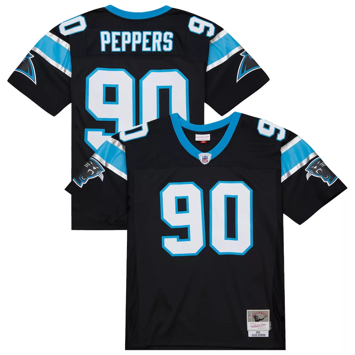 carolina panthers jonathon brooks blue game jersey