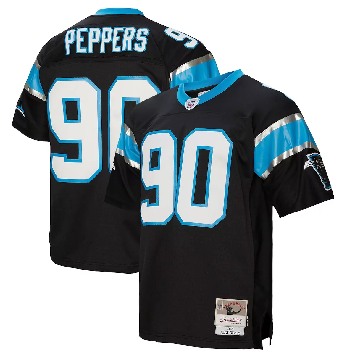 carolina panthers jonathon brooks blue game jersey