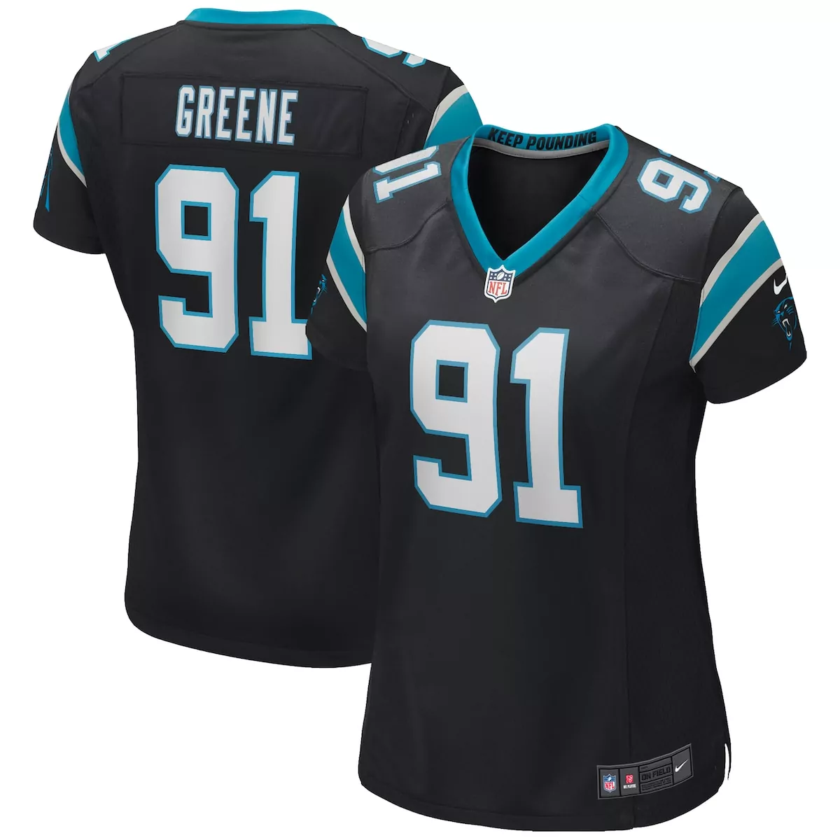 carolina panthers julius peppers black retired player game jersey x9h