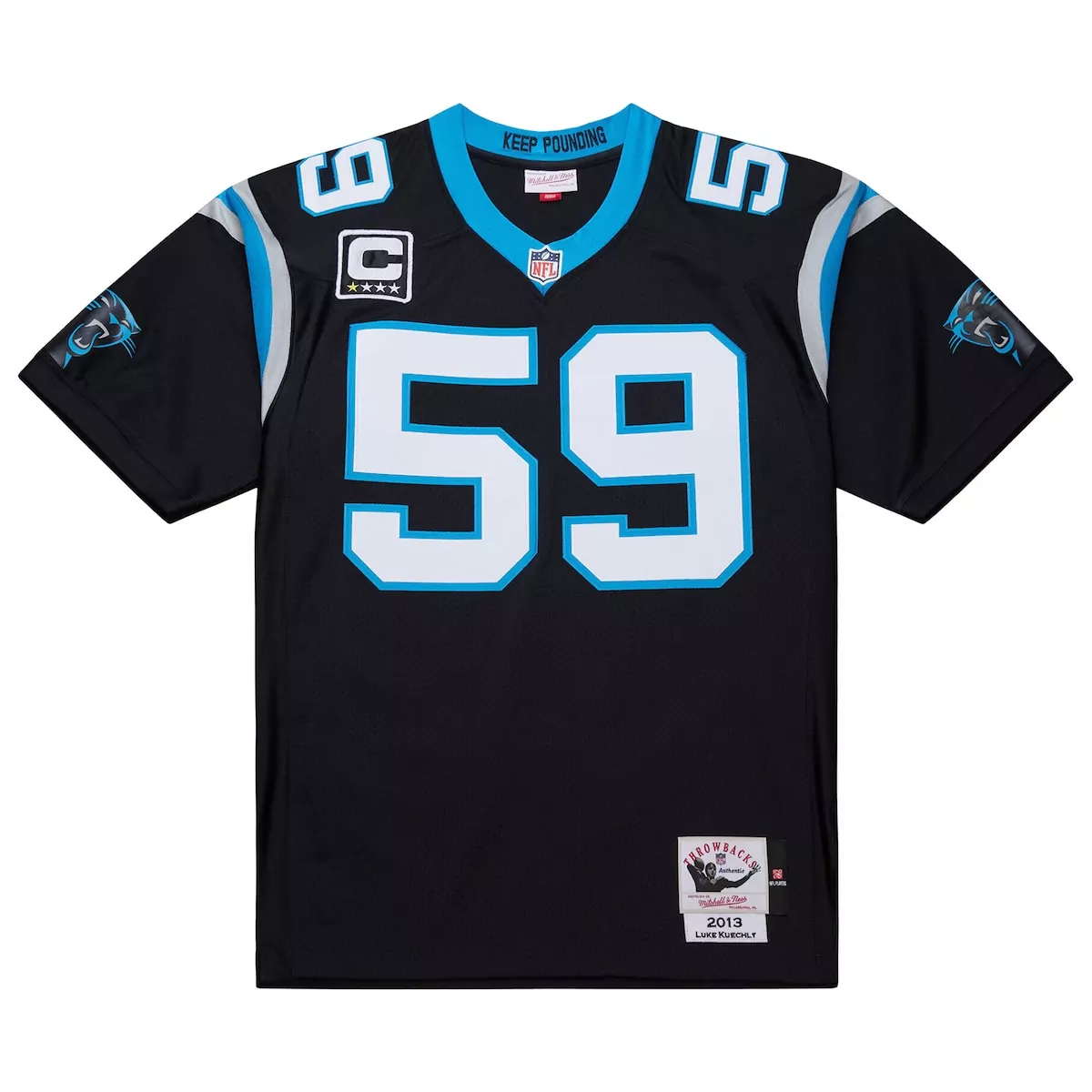 carolina panthers labryan ray black team game jersey viu