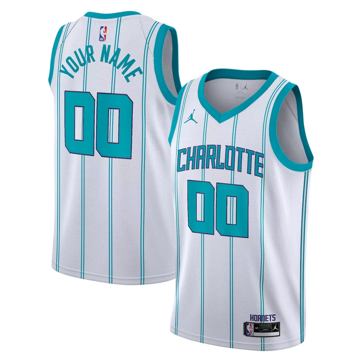 charlotte hornets jordan association edition jersey custom