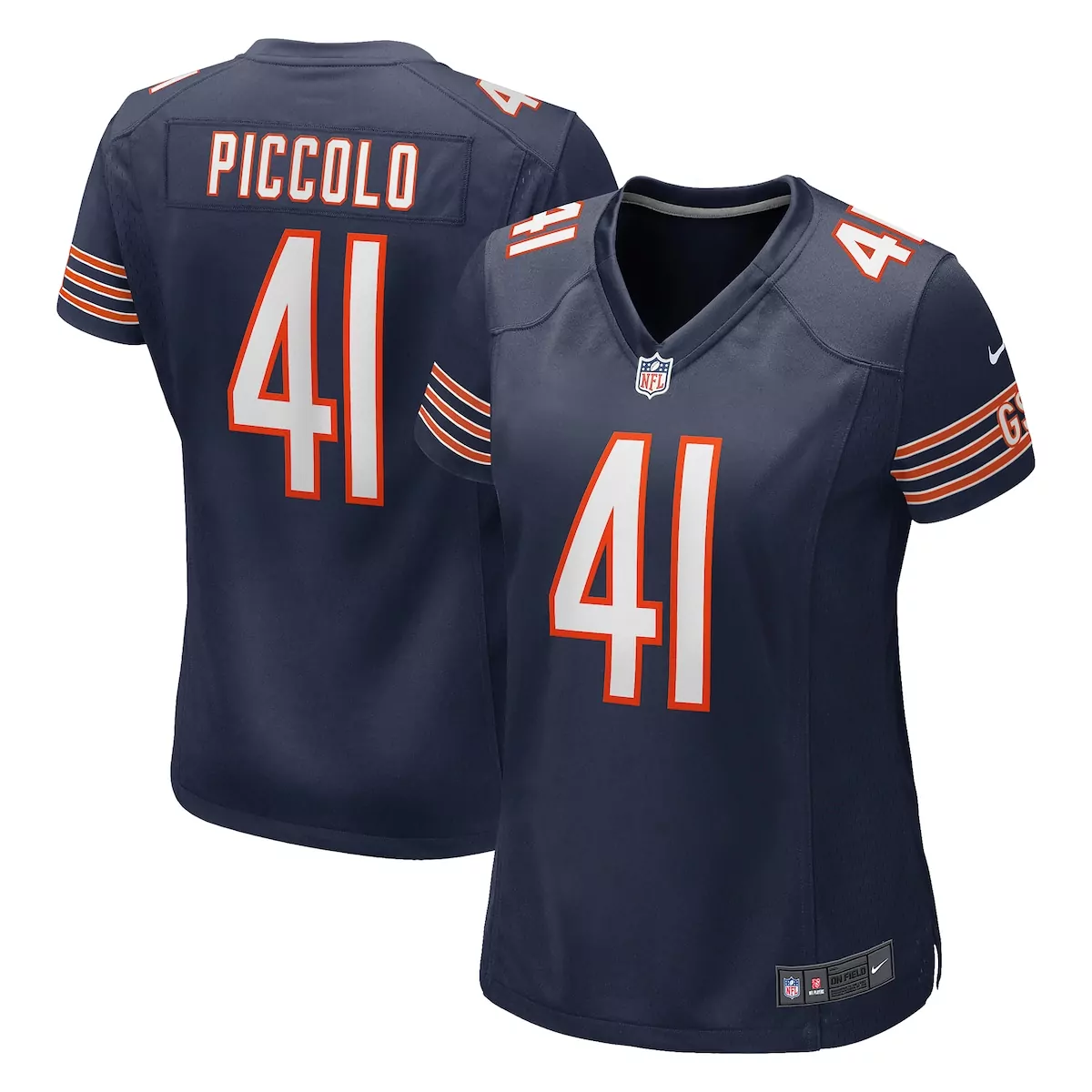 chicago bears brian piccolo navy game retired player jersey yim