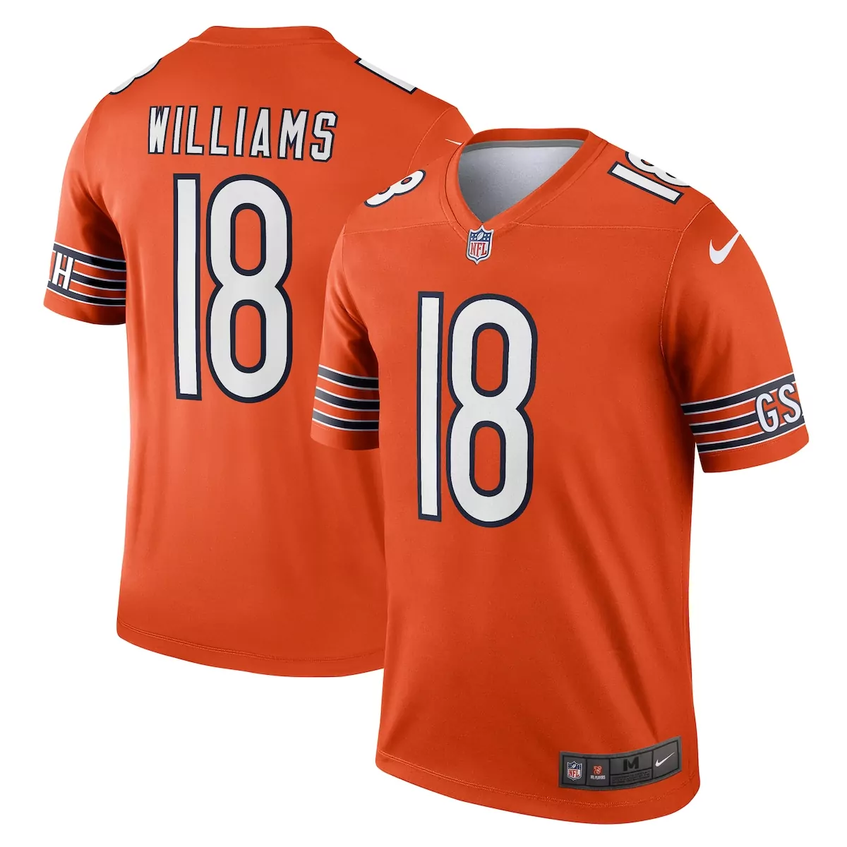 chicago bears caleb williams orange legend player performance top