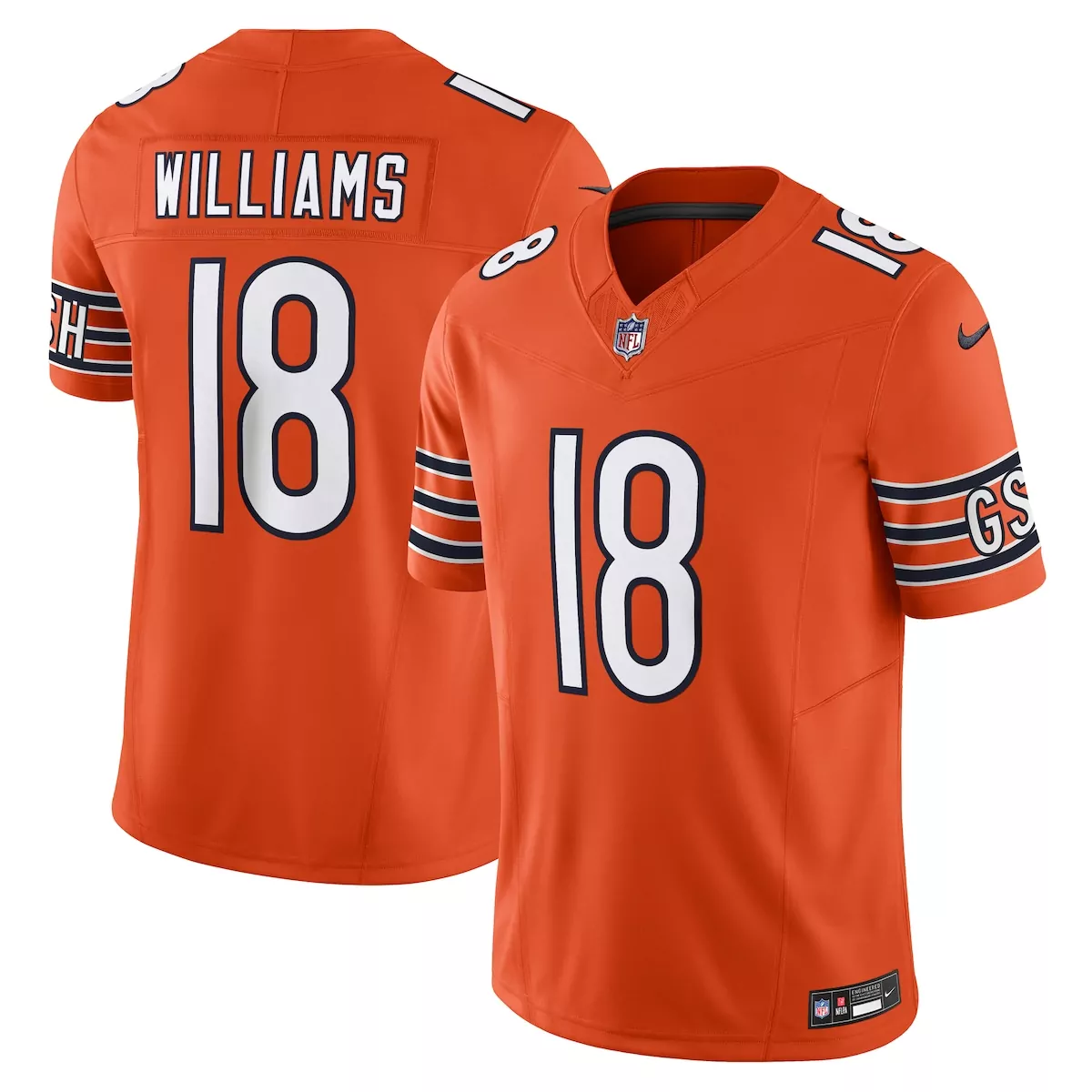 chicago bears caleb williams orange legend player performance top