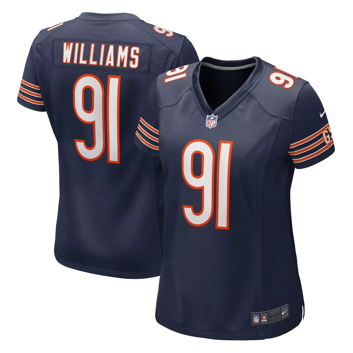 chicago bears chris williams navy game jersey fbe