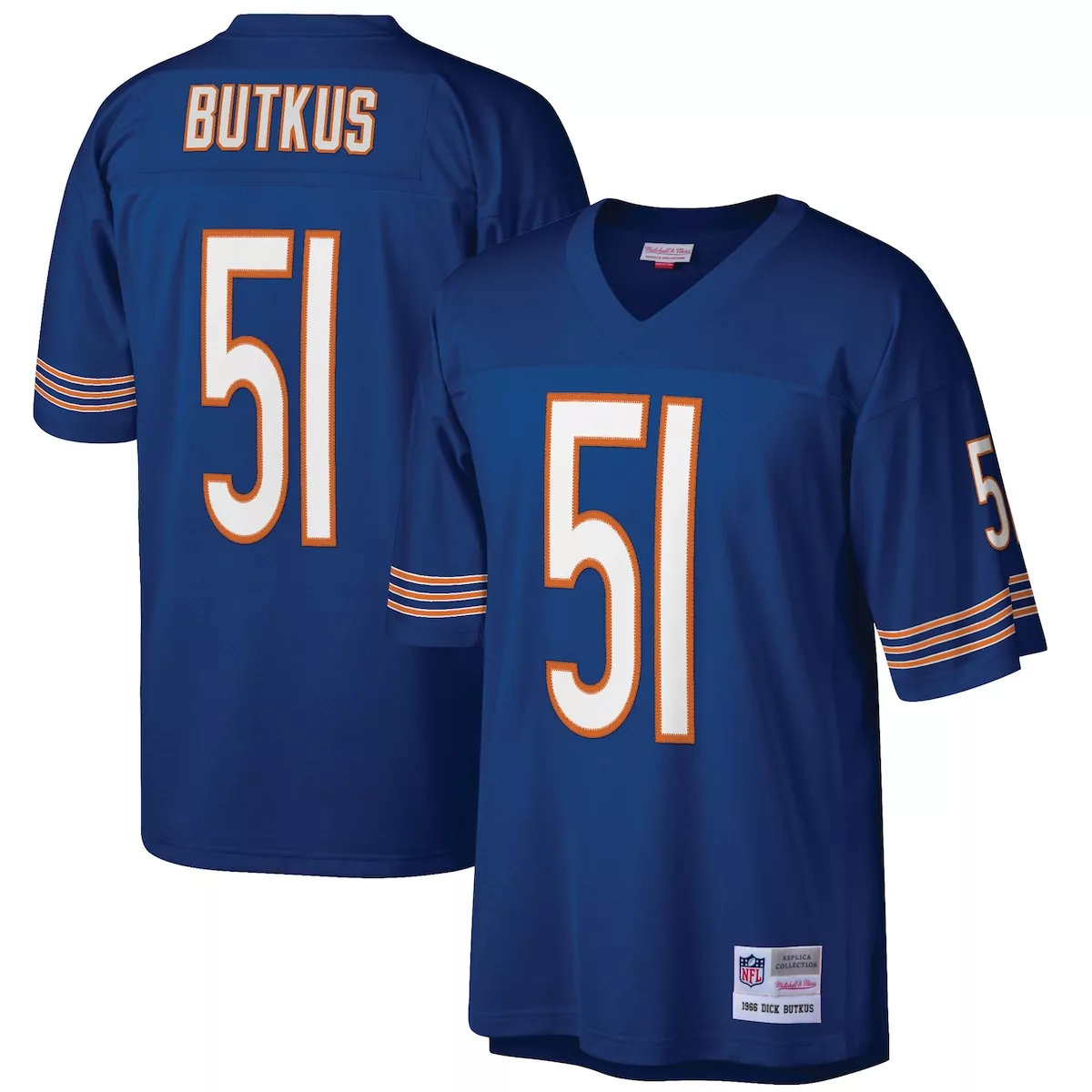 chicago bears dick butkus navy legacy jersey wl0