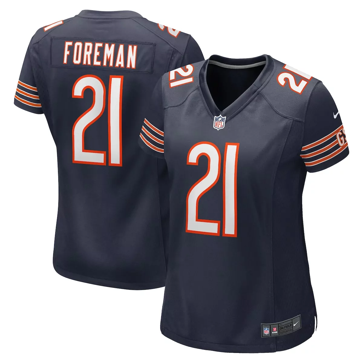 chicago bears dominique robinson navy game jersey 93r