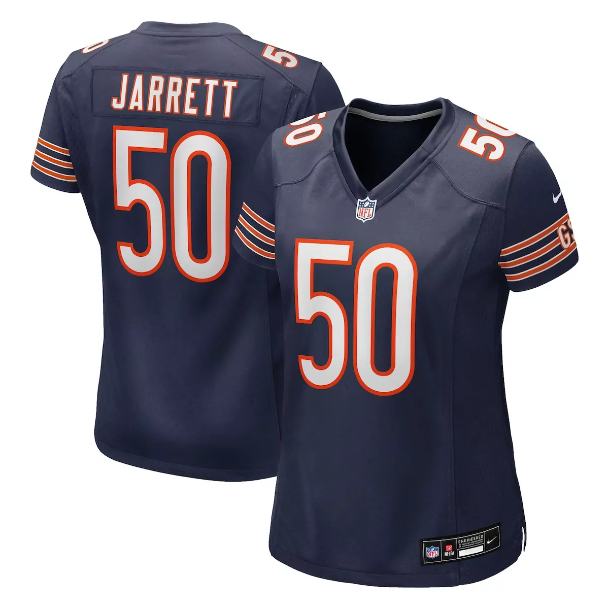 chicago bears grady jarrett navy team game jersey 33l